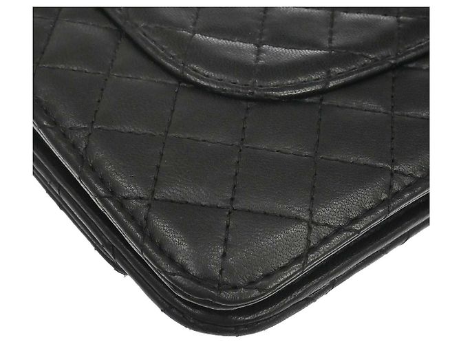Chanel Wallet on Chain aus gestepptem Lammleder Small Schwarz - Ansicht 4