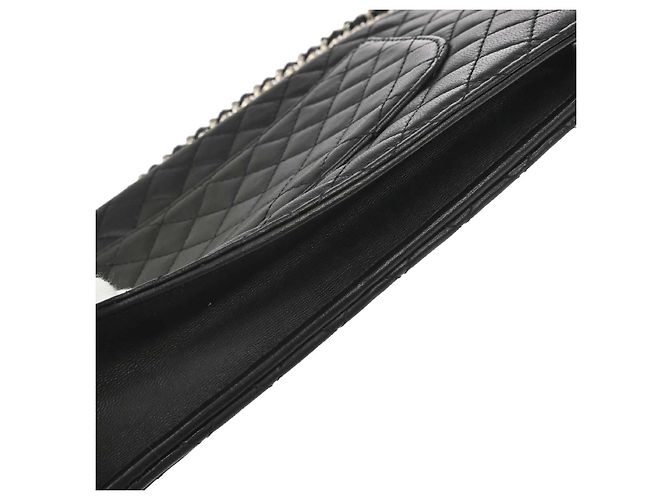 Chanel Wallet on Chain aus gestepptem Lammleder Small Schwarz - Ansicht 5