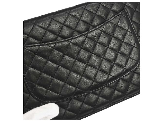 Chanel Wallet on Chain aus gestepptem Lammleder Small Schwarz - Ansicht 6