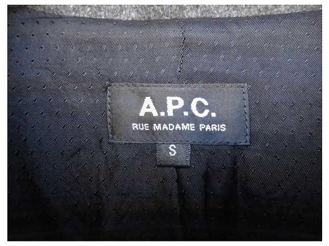 Apc Abrigo A.P.C. de lana gris - vista 4