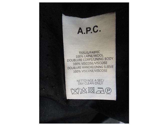 Apc Abrigo A.P.C. de lana gris - vista 6