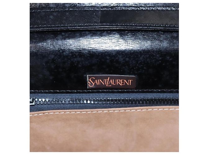 Saint Laurent Couro Vintage Preto - vista 6