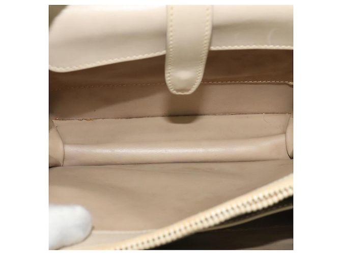 Gucci Vintage Flap Leather Small Beige - vista 5