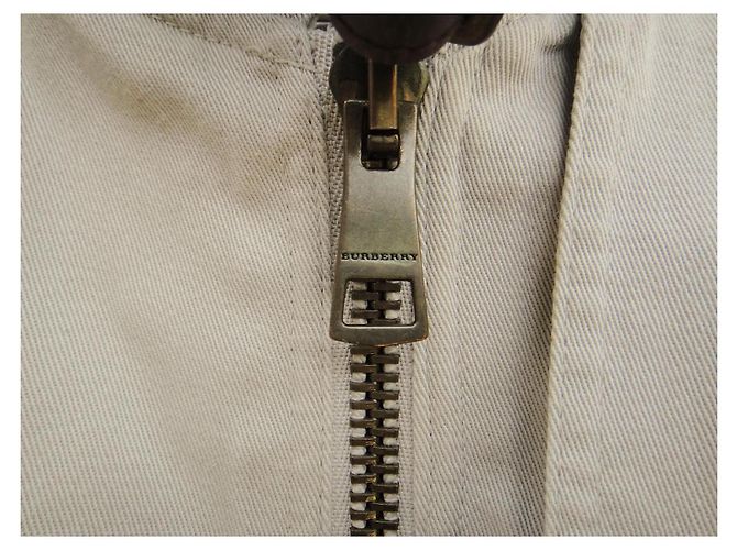 Giacca Burberry Brit Beige in Cotone Stile Trench - vista 7
