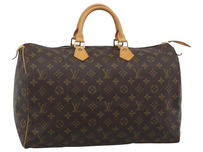 Louis Vuitton Speedy Monogram Canvas 40 Marrone - vista 2