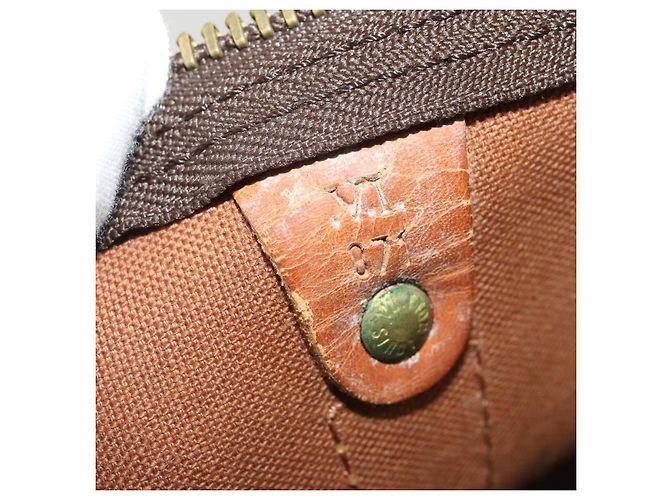 Louis Vuitton Keepall Bandouliere Monogram Canvas 60 Marrone - vista 7