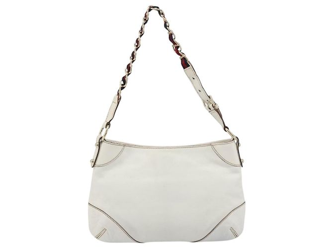 Gucci Sherry Line Lederkette Weiß - Ansicht 3