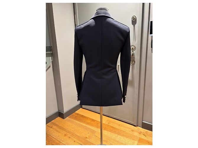 Blazer Louis Vuitton blu navy FR 36 Blu scuro - vista 10