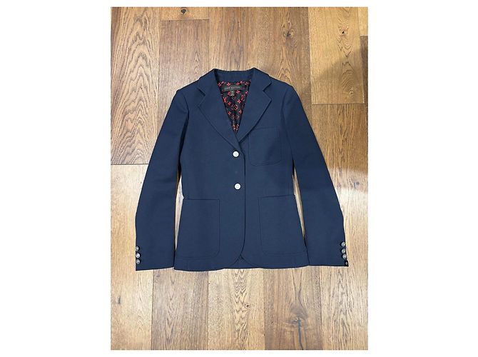 Blazer Louis Vuitton blu navy FR 36 Blu scuro - vista 2