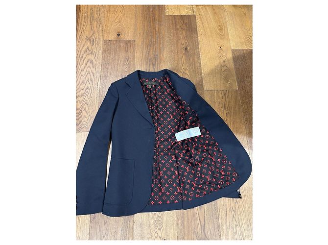 Blazer Louis Vuitton blu navy FR 36 Blu scuro - vista 7