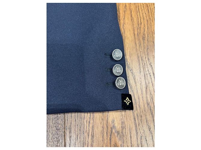 Blazer Louis Vuitton blu navy FR 36 Blu scuro - vista 9