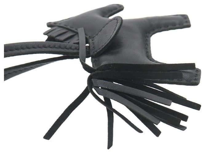 Hermès Hermes Rodeo PM So Black Handtaschenanhänger Schwarz - Ansicht 3