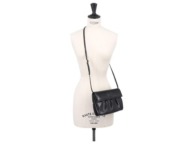Borsa a Spalla Gucci Double G Nero - vista 10