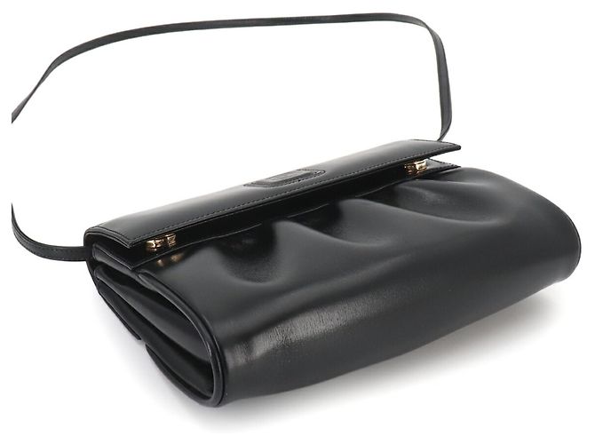 Borsa a Spalla Gucci Double G Nero - vista 4