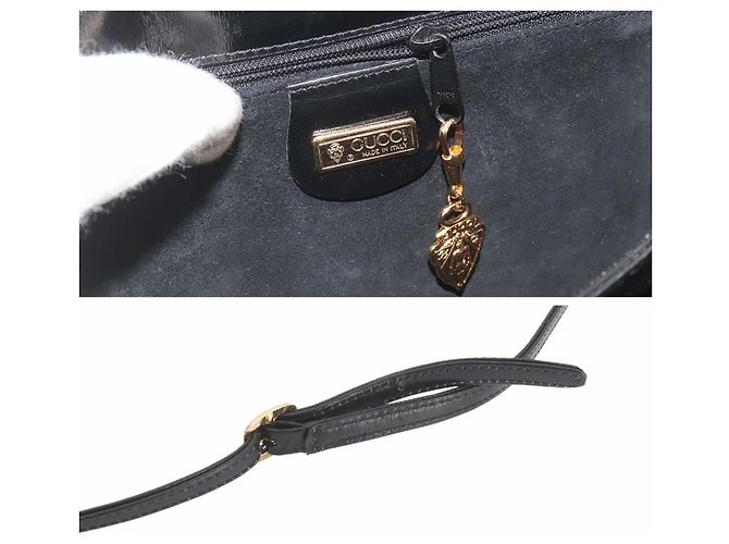 Borsa a Spalla Gucci Double G Nero - vista 9