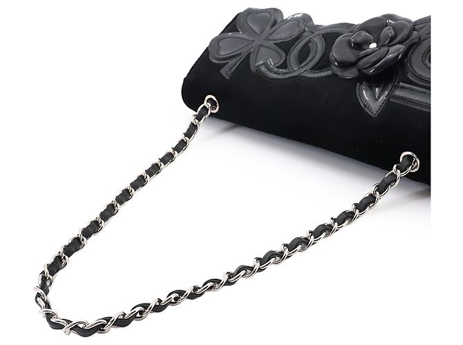 Borsa a Spalla Chanel Icon Chain Nero - vista 5