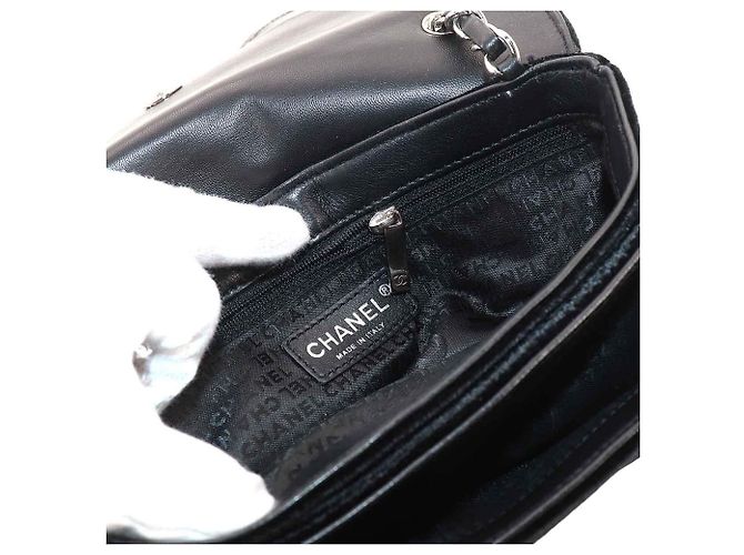 Borsa a Spalla Chanel Icon Chain Nero - vista 7