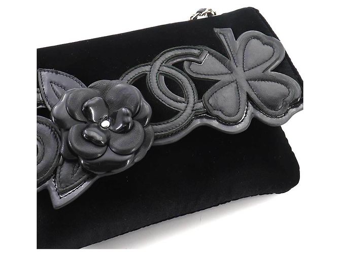 Borsa a Spalla Chanel Icon Chain Nero - vista 8