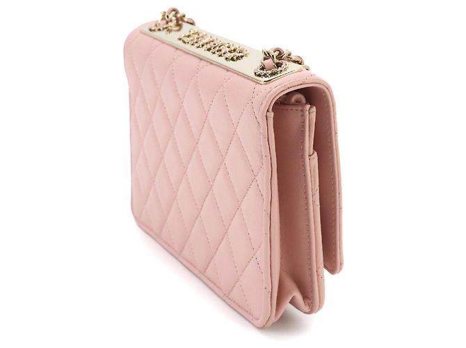 Portafoglio con catena Trendy CC Chanel Rosa - vista 3
