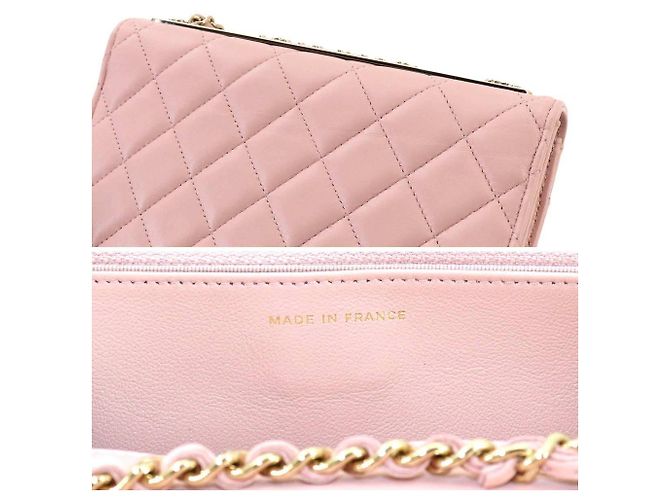 Portafoglio con catena Trendy CC Chanel Rosa - vista 9