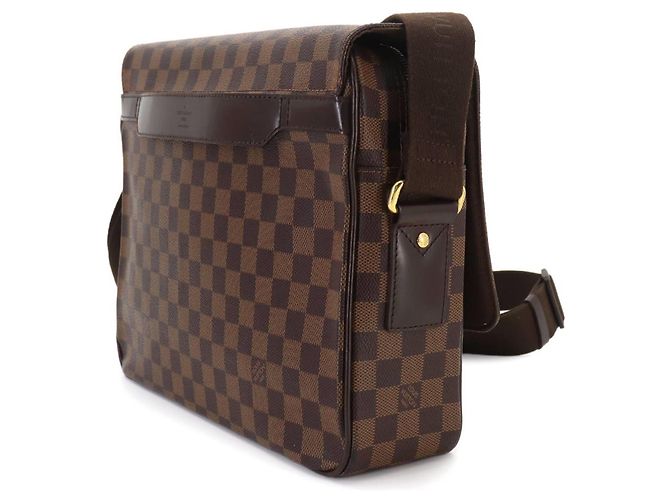 Borsa a tracolla Louis Vuitton Shelton MM Damier Marrone Damier ebene - vista 3