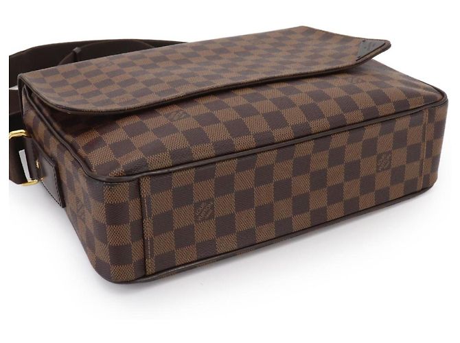 Borsa a tracolla Louis Vuitton Shelton MM Damier Marrone Damier ebene - vista 4