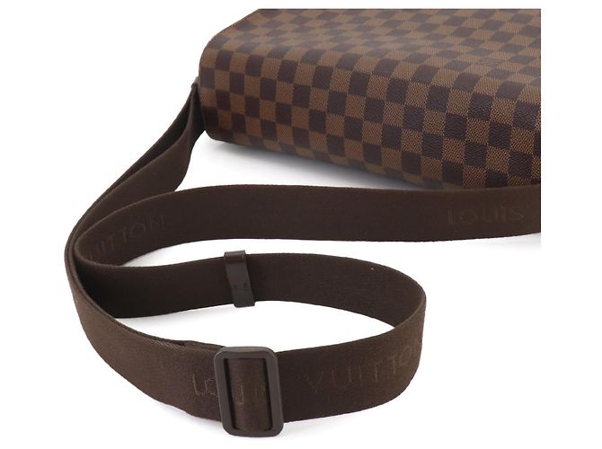Borsa a tracolla Louis Vuitton Shelton MM Damier Marrone Damier ebene - vista 5