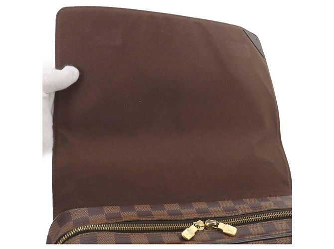 Borsa a tracolla Louis Vuitton Shelton MM Damier Marrone Damier ebene - vista 6