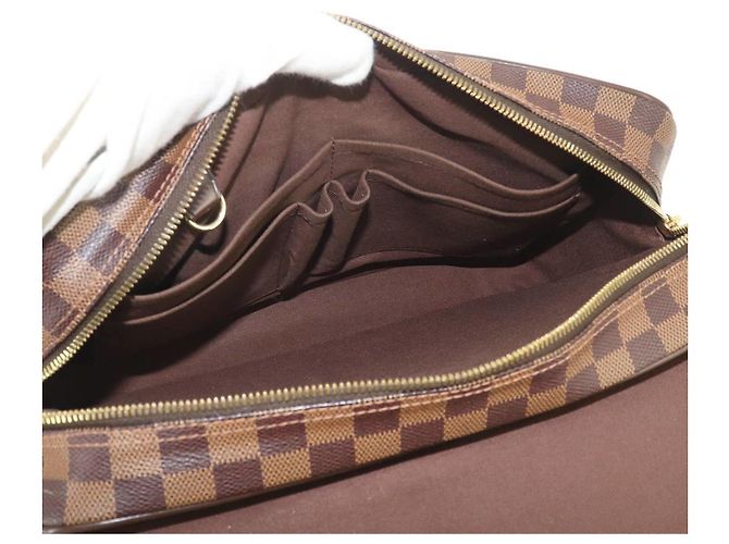 Borsa a tracolla Louis Vuitton Shelton MM Damier Marrone Damier ebene - vista 7
