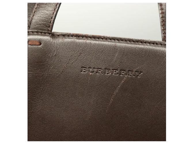 Burberry Vintage Leather Marrone - vista 7