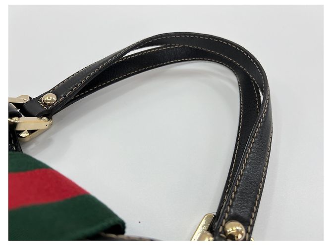 Borsa Tote Gucci GG Canvas marrone - vista 11