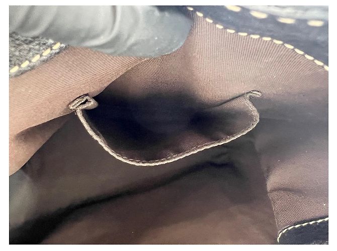 Borsa Tote Gucci GG Canvas marrone - vista 13