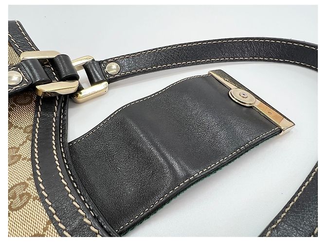 Borsa Tote Gucci GG Canvas marrone - vista 15