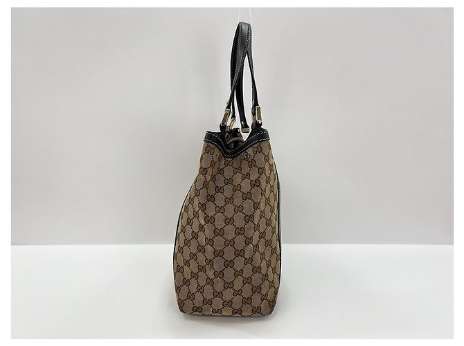 Borsa Tote Gucci GG Canvas marrone - vista 6