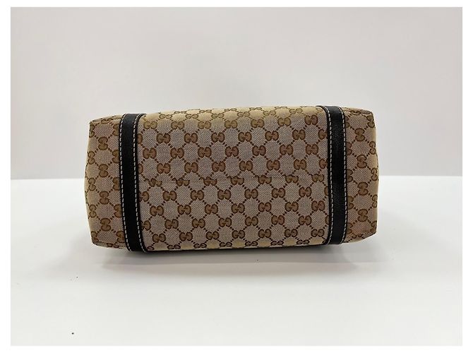 Borsa Tote Gucci GG Canvas marrone - vista 7