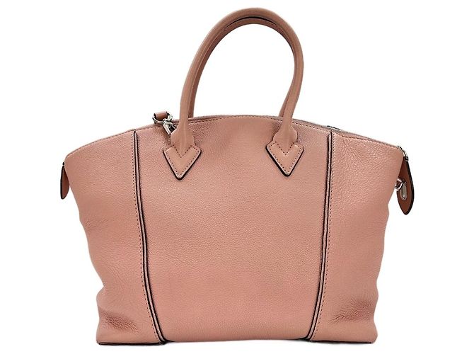 Borsa Louis Vuitton Leather Parnasséa Lockit MM Rosa - vista 2