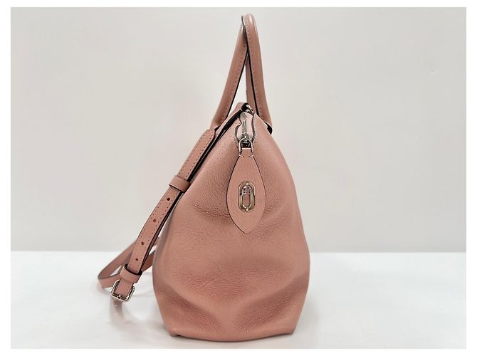 Borsa Louis Vuitton Leather Parnasséa Lockit MM Rosa - vista 5