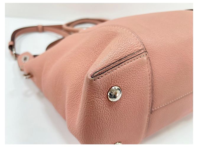Borsa Louis Vuitton Leather Parnasséa Lockit MM Rosa - vista 7