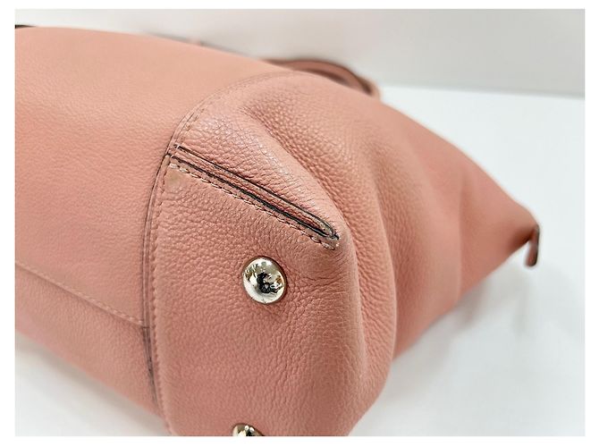 Borsa Louis Vuitton Leather Parnasséa Lockit MM Rosa - vista 8