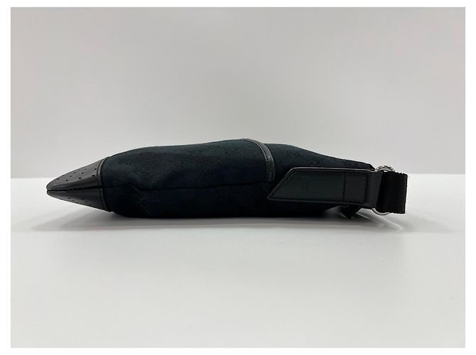 Borsa a Spalla Gucci GG Canvas Nero - vista 6