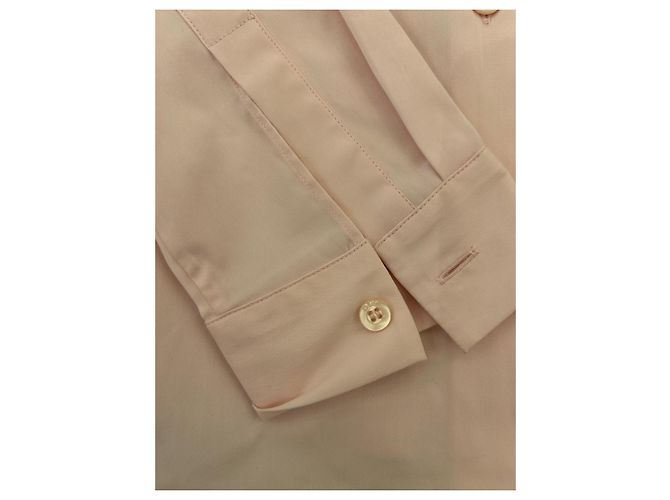 Camisa Christian Dior de algodón rosa con bordado - vista 5