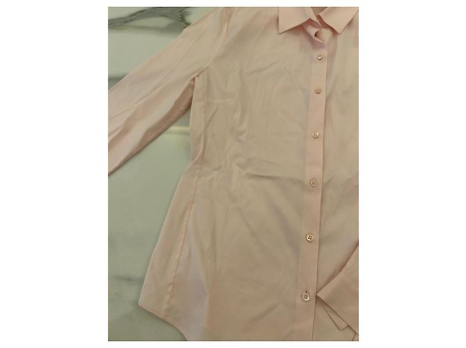 Camisa Christian Dior de algodón rosa con bordado - vista 6