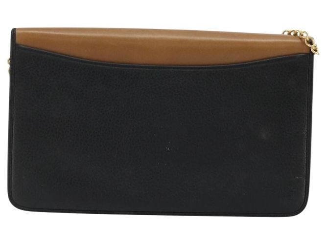 Christian Dior Flap Shoulder Leather Nero - vista 2