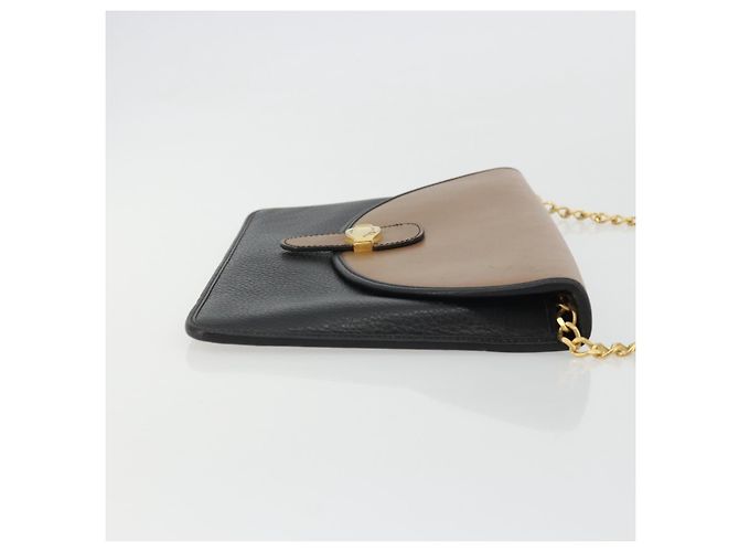 Christian Dior Flap Shoulder Leather Nero - vista 3