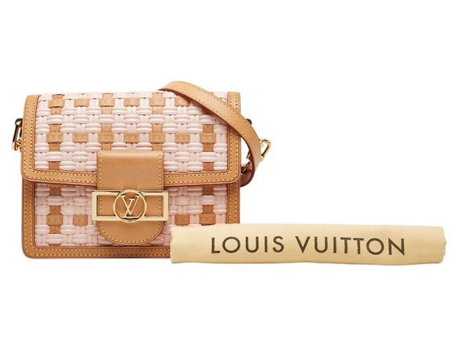 Borsa a tracolla e crossbody MINI Dauphine Louis Vuitton Beige - vista 13