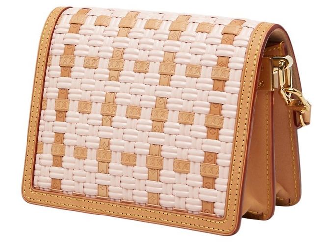 Borsa a tracolla e crossbody MINI Dauphine Louis Vuitton Beige - vista 2