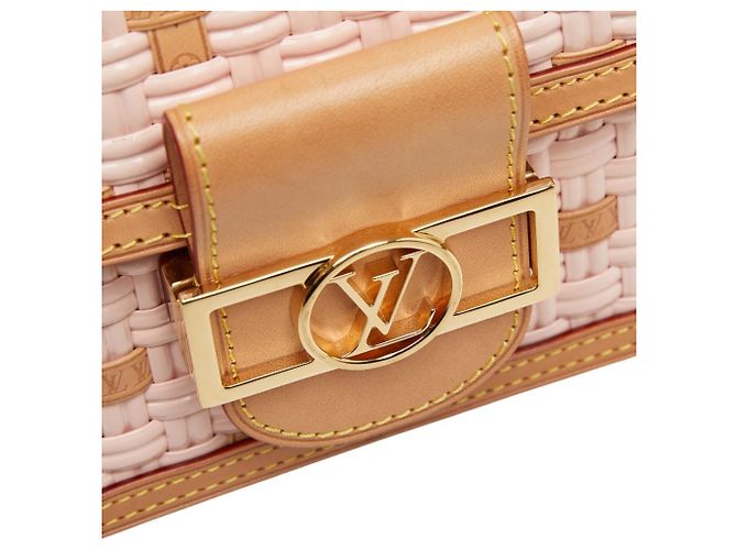Borsa a tracolla e crossbody MINI Dauphine Louis Vuitton Beige - vista 6