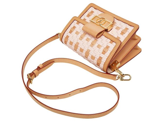 Borsa a tracolla e crossbody MINI Dauphine Louis Vuitton Beige - vista 9