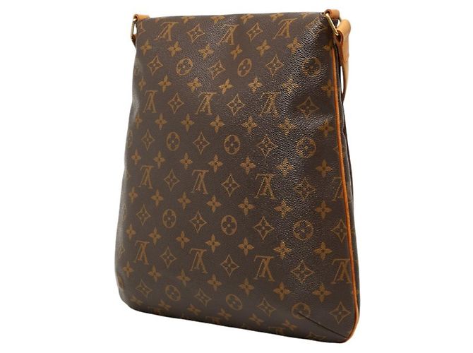 Borsa a tracolla Louis Vuitton Monogram Musette Marrone - vista 2