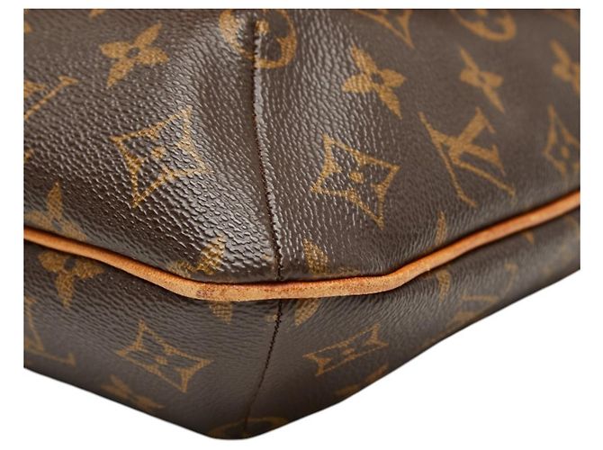 Borsa a tracolla Louis Vuitton Monogram Musette Marrone - vista 4